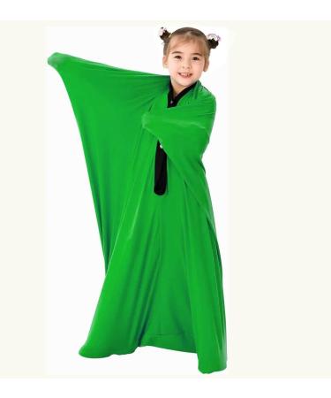 Full body wrap sock - adhd and autism - reduce stress - hypertensivity - practice - deep pressure - game therapy - strong lycra (color: green size: m) m green