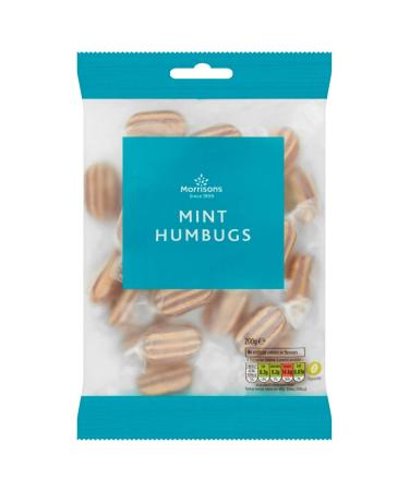 Morrisons Mint Humbugs 200 g x 8