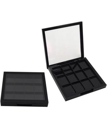 Healeved 2 Pcs 12 Empty Eyeshadow Dish Blush Palette Eyeshadow Palette Travel Eyeshadow Empty Eye Shadow Case 1 count (Pack of 1) Blackx2pcs - Buy Online on GoSupps.com