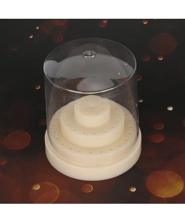 Nail Drill Bits Holder Polishing Grinding Wheel Bits Head Holder Nail Drill Holde 48 Holes for Nail Art Drill Bits for Nail Salon Nail Art School(MTJ-3/beige) - Buy Online on GoSupps.com