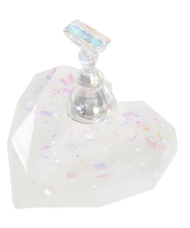 Ipetboom Nail Art Stand 1 Set Nail Tip Practice Display Fake Nail Holder Nail Stand for Painting Nails False Nails Nail Art Display Stand Nails Supply Magnet Training Rack Japanese-style 3.8x3.6cm As Shown