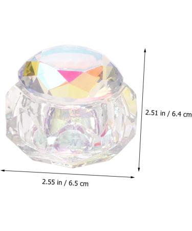 Housoutil Crystal Glass Nail Dish Glass Crystal Nailart Cup Glass Crystal Cup for Terrarium Dappen Dishes for Acrylic Women Nail Cup Glass Dishes Modeling Women's Penholder - Buy Online on GoSupps.com