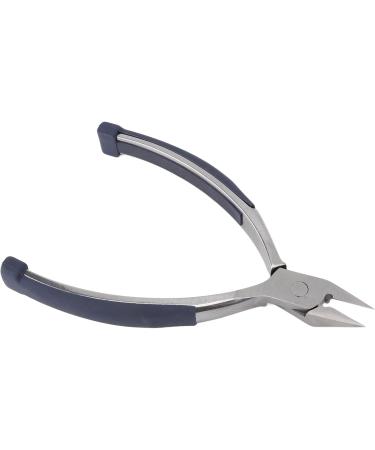 Cuticle Trimming Nipper Stainless Steel Dead Skin Remover Clipper Easy to Use for Manicure with Power Plier Suitable for Nail Art Accessories Rubber Grip - Buy Online on GoSupps.com