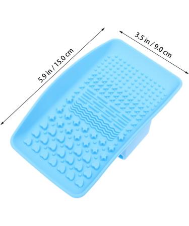 FRCOLOR 1pc Incent Waterfull Makeup Brush Cleaner Tool Bluemaan Warm Tip Blugocce Blueing Blueh Scrubber Cleaning Pad Makeup Brush Cleaner Mat Brush Washing Mat Makeup Remover Beauty Tools - Buy Online on GoSupps.com