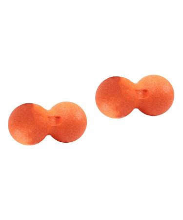 Ultechnovo 2 STK peanut massage ball Massage balls foot massager Double lacrosse massage ball Ero-nut muscle massage roller muscle roller Massage Hand Tool Fitness Epp Yoga