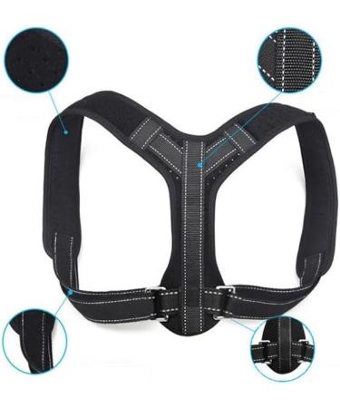 DFHBFG Back Body Correction Belt | Adjustable Shoulder Posture Corrector - One Size Fits All | Improve Posture & Comfort - Buy Online on GoSupps.com