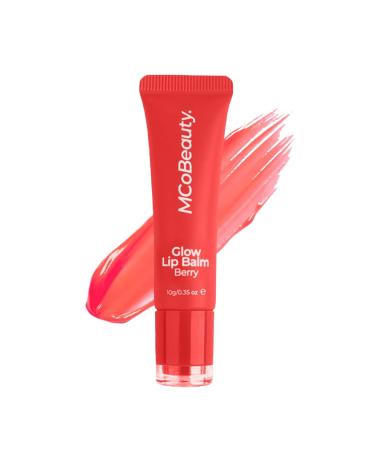 MCoBeauty - Glow Lip Balm - Nourishing Tint for Luscious Feeling - Vegan Cruelty Free Cosmetics - Berry - Lip Balms & Moisturizers Stocking Stuffers for Teen Girls