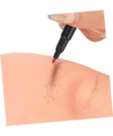 FOMIYES 10pcs Eyebrow Marker Pen Marker Pens Salon Mapping Pen Lip Mapping Pen Plastic Oil Pen Red Cosmetic 13.9x1.8cm Red - Buy Online on GoSupps.com