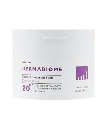 GRAFEN Cleansing Balm Makeup Remover Dermabiome - Korean Makeup Remover Balm Melt Down at Body Heat Deep Pore Cleansing & Sebum Control Hydrated Cleansing One-Touch Cap & Spatula Included