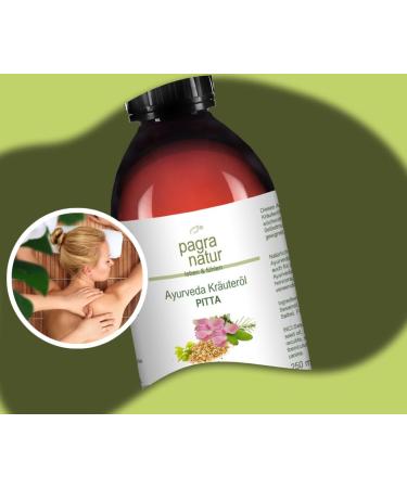 Buy Pagra Natur Ayurveda Massage Oil Pitta 250ml - Authentic Ayurvedic Oil for Balance & Relaxation - Buy Online on GoSupps.com