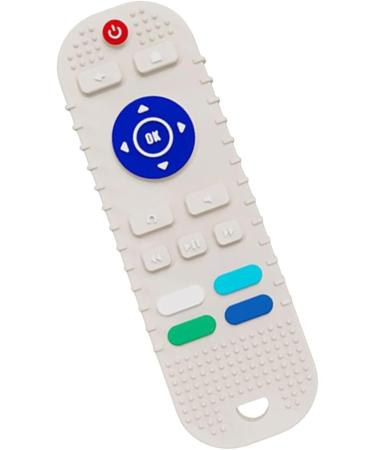 Kawehiop Silicone Baby Kitle - Safe Reliable Remote-Controlled Tooth Toy | Beige 4.5x14 cm - Buy Online on GoSupps.com