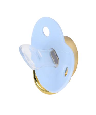 Soft Touch Silicone Baby Pacifier - Ultra-Light Bling Design for Newborns (6-18 Months) - Blue - International Shipping - Buy Online on GoSupps.com