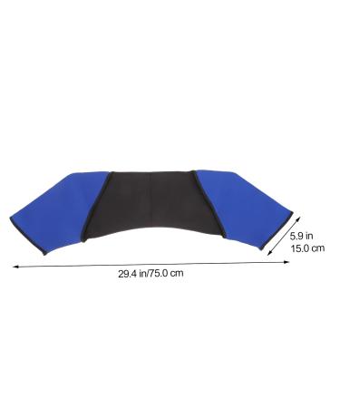 Buy NOLITOY Adjustable Basketball Shoulder Pads & Brace - Rubber Protective Gear for Weightlifting & Sports 75x15cm Blue - International Shipping Available - Buy Online on GoSupps.com