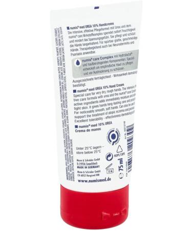 Numis Med Urea 10% Hand Cream 75 ml - Intense Moisturization for Dry Hands | International Shipping Available - Buy Online on GoSupps.com