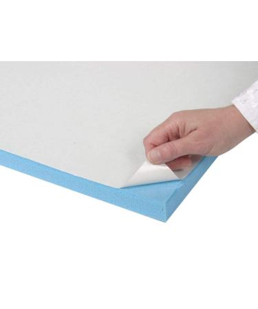 AliMed T-Stick Adhesive-Backed Padding Blue Medium 1x16x8 inch Sheet