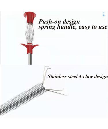 Sewer Cleaning Hook & No Need for Chemicals Bendable Hose Kitchen Drain Cleaning Hook for Litter Pick Snake Drain Clog Remover for Sewer Toilet Kitchen Sink (300cm/118.1in) - Buy Online on GoSupps.com