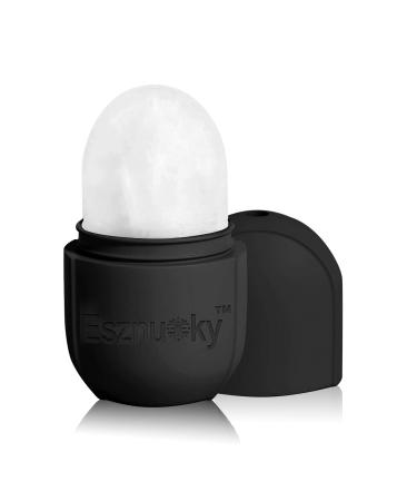 Ice Roller for Face Eye and Neck, Esznuoky Facial Beauty Ice Mold for Brighten Skin & Enhance Your Natural Glow, Cold Therapy Massage Tool for Shrink Pores, Reduce Acne (Black)