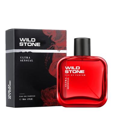 Wild Stone Ultra Sensual EDP Premium Perfume for Men 50ml|Long-lasting Men's Eau De Parfum|Luxury Fragrances that Smell Great All Day|Ideal Gift for Him|Aromatic Fougere Long-lasting Scent for Men