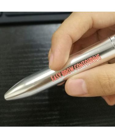 Eyebrow Pen Eyebrow Contour Pen 4 In 1 Makeup Pen Long Lasting Rotate Defining Highlighting Brow Pencil Eyebrow Colours Black Brown 3# Black Brown - Buy Online on GoSupps.com