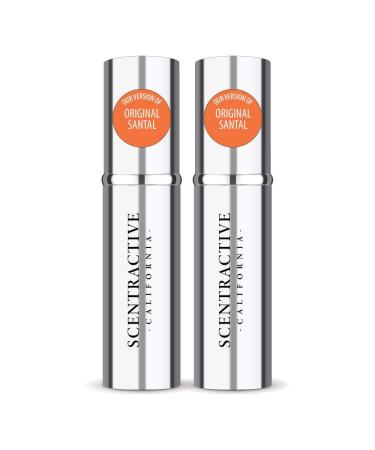 CA Perfume Impression of Original Santal For Men Replica Version Fragrance Dupes Concentrated Long Lasting Eau de Parfum Spray Refillable Atomizer Bottle 0.17 Fl Oz/5ml-X2 CRT ORIGINAL SANTAL IMPRESSION 0.34 Fl Oz (Pack of 1)