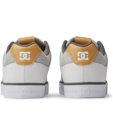 DC Shoes Men's Pure Sneaker 43 EU - Stylish Grey & White Sneakers for International Shipping - Buy Online on GoSupps.com