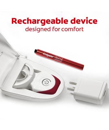 Colgate Optic White Pro Series Teeth Whitening Pen and LED Tray Set - Professional-Level Rechargeable Kit - Buy Online on GoSupps.com