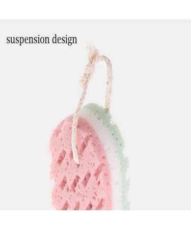 Super Soft Natural Bath Sponge - Gentle Exfoliating Scrubber 2 Pack - Buy Online on GoSupps.com