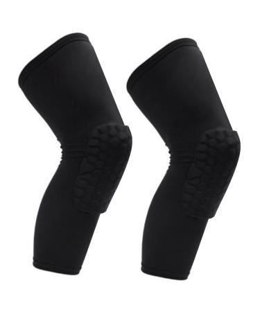Knee Brace Unisex Extended Anticollision Compression Knee Sleeve for Basketball (M For 160 175CM Height) Black Genericgf1i6r0w8q-13 M For 160 175CM Height Black