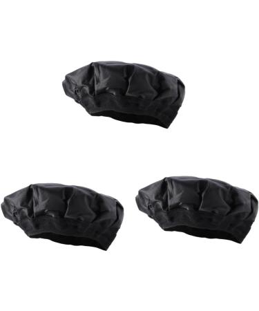FOMIYES 3pcs Heated Hair Cap Curl Gel for Curly Hair Heated Gel Cap Heating Cap Baked Oil Cap Modeling mediumx3pcs Blackx3pcs - Buy Online on GoSupps.com