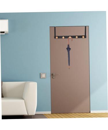 GRIRIW Cloth Hooks Towel Multi-Functional The Punch Clothing Punch- for Door Organizer Over Back Hanging Rear 50X8cm Black - Buy Online on GoSupps.com