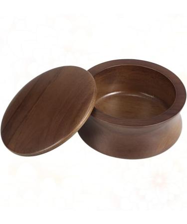 Premium Wooden Shaving Bowl & Soap Mug for Men - Perfect for a Classic Shave - Buy Online on GoSupps.com