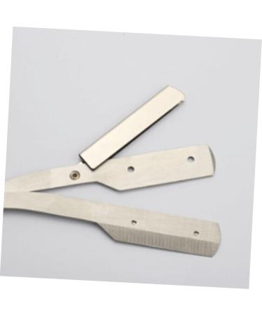 Doitool Stainless Steel Wet Razor & Mustache Scissors Set Precision Eyebrow Trimmer & Hairdresser Shaver for Men | International Shipping Available - Buy Online on GoSupps.com