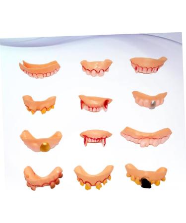 Buy Gadpiparty 48 Pcs Halloween Fake Teeth | Vampire Prosthesis & Ugly Teeth for Adults - Buy Online on GoSupps.com