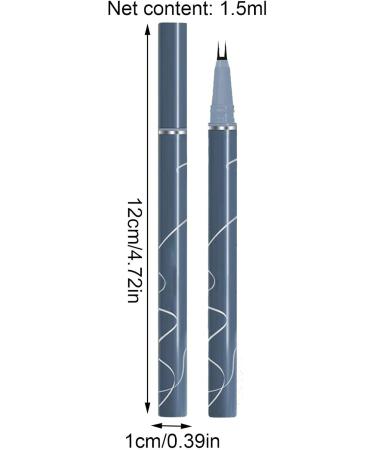  ulapithi Eyeliner Pen Waterproof Eyeliner Pen 1.5 ml Double-Ended Waterproof Liquid Eyeliner Pen with Brush Double-Ended Liquid Eyelash Pencil Waterproof Eyeliner - Buy Online on GoSupps.com