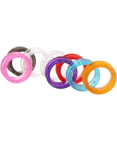 ccHuDE 12 Pcs Barber Hair Shears Scissors Finger Rings Grips Inserts - Grooming Shear Thumb Insert for Pet Shears - Buy Online on GoSupps.com