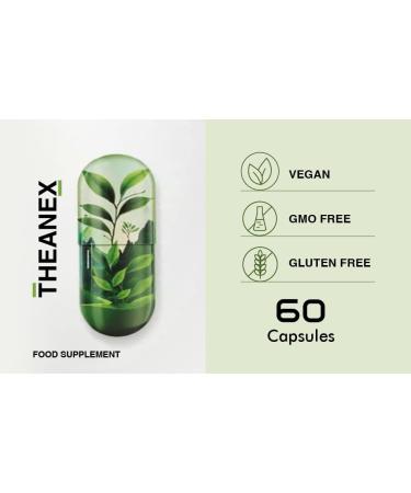 Theanex All Natural Weight Management 120 Capsules - Vegan & Gluten Free with Spirulina, Matcha, L-Arginine, L-Carnitine - 2 Months Supply - Buy Online on GoSupps.com