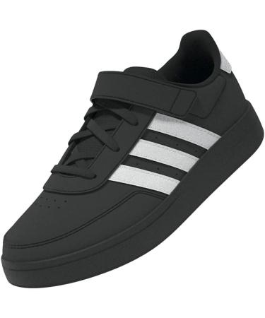 Buy adidas Unisex Kids' Breaknet Sneakers - Stylish Elastic Lace & Strap - Core Black Ftwr White - EU Size 39 1/3 - International Shipping Available - Buy Online on GoSupps.com
