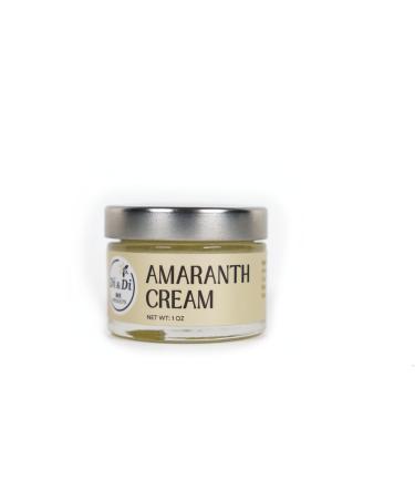 Di&Di Amaranth Cream Natural Anti-Aging & Deep Hydration Moisturizer | With Organic Amaranth Oil & Squalene | Face & Body Skin Repair Cream 1 oz