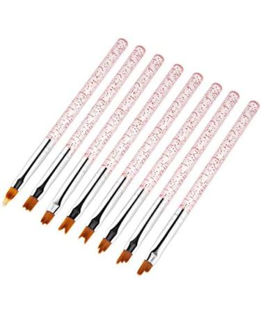 JHCHA 8pcs Flower Nail Art Brush Pens - Gel UV Nail Painting & Design Tools for Perfect Floral Nail Art - Buy Online on GoSupps.com