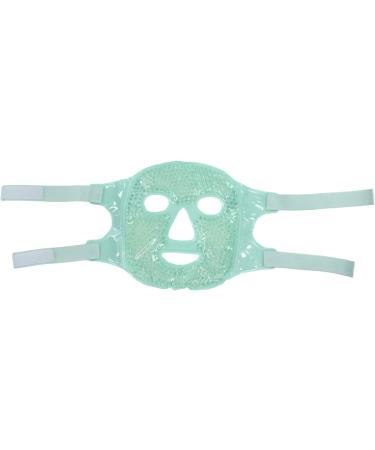 Spacnana Full Face Gel Pearl Warm and Cold Sleep Mask (Light Green) - Buy Online on GoSupps.com