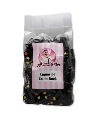 Liquorice Cream Rock 1KG Share Bag