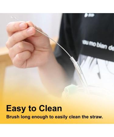 MLKSI 6 Pack Replacement Straws for Stanley 40 oz Tumbler - Reusable Plastic Straws with Cleaning Brush for Stanley Cup and Water Jug - Buy Online on GoSupps.com