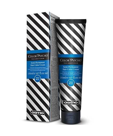 Color Psycho Tamer Semi-Permanent Hair Color Cream Wild Blue 150 ml by Color Psycho