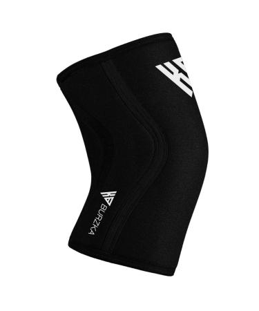 Neoprene Knee Pads 7mm for Weight Lifting | Powerlifting & Cross Training Support Small Black - Buy Online on GoSupps.com