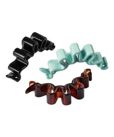 TRI Hair Clip - Metal-Free Wavy Hair Clamp | Durable Hair Accessories | 2.5 x 8 cm Hair Gripper - Buy Online on GoSupps.com