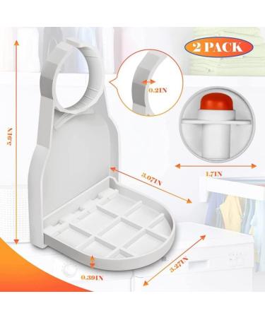 USB Laundry Detergent Cup Holder Detergent Drip Catcher Fabric Softener Gadget Cup Holder Tidy Laundry Room - No More Leaks or Mess for Laundry Room 2 Pack  - Buy Online on GoSupps.com