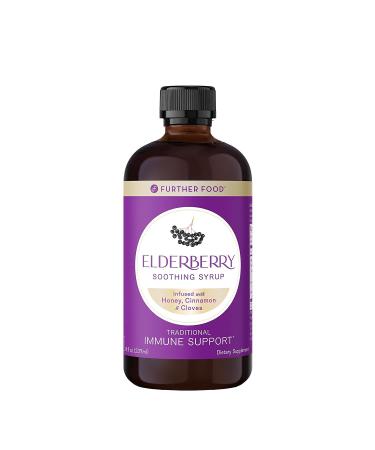 Further Food Elderberry Soothing Syrup Traditional Immune Support 8 fl oz (237 ml)