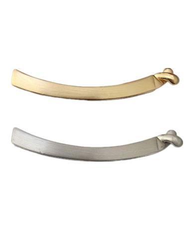 cuhair metal ponytail hair clip for girls and women 1pc 7cm piece gold