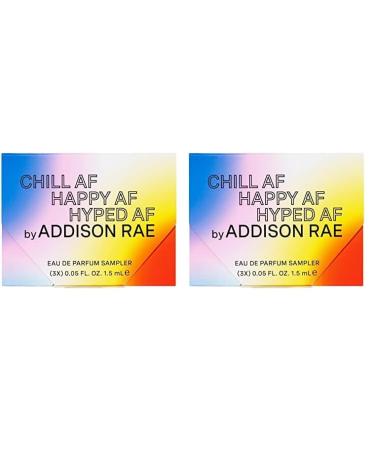 Addison Rae Sample Set by Addison Rae Fragrance - Perfumes for Women - Floral Fruity Woody Scents - Unique Blends with Mood-Boosting Properties - Enhances Emotions - 3 pc Sampler Gift Set Addison Rae Fragrance Set 3 PC (Pack of 2)