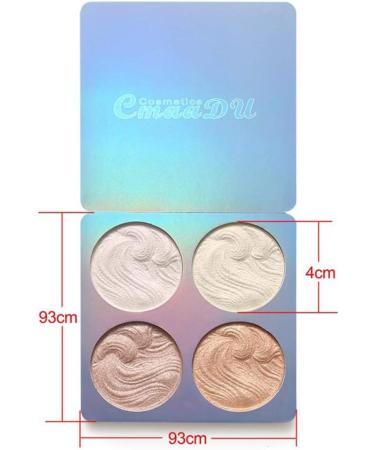 Weixinbuy Shimmer Highlighter Powder Palette Illuminator Palette The Powder Palette Highlighter Baked Waterproof Long Lastin - Buy Online on GoSupps.com